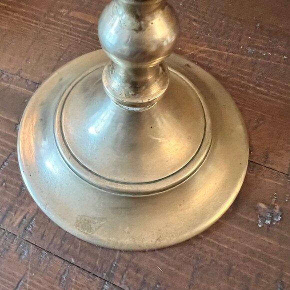 Vintage Solid Brass Menorah Candelabra 7-Branch Candle Holder Judaica 10 inch - Picture 5 of 11